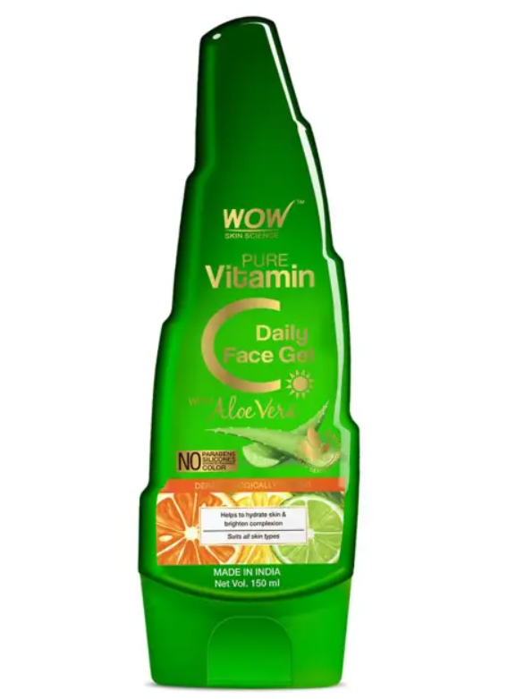 Show details for Wow Skin Science Pure Vitamin C Daily Face Gel With Aloe Vera - 150 ML Picture of Wow Skin Science Pure Vitamin C Daily Face Gel With Aloe Vera - 150 ML