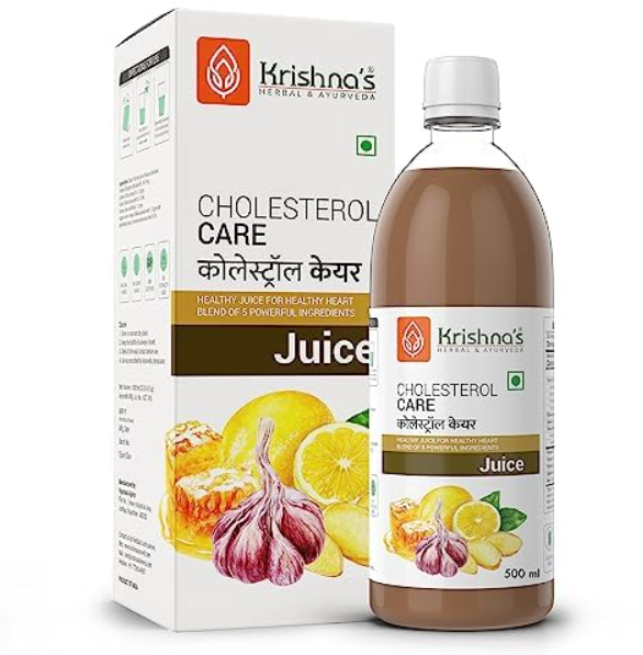 Show details for Krishna's Herbal & Ayurveda Cholesterol Care Juice - 500 ML Picture of Krishna's Herbal & Ayurveda Cholesterol Care Juice - 500 ML