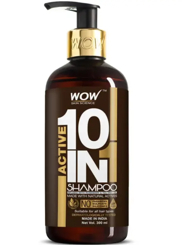 Show details for Wow Skin Science Active 10 In 1 Shampoo - 300 ML Picture of Wow Skin Science Active 10 In 1 Shampoo - 300 ML