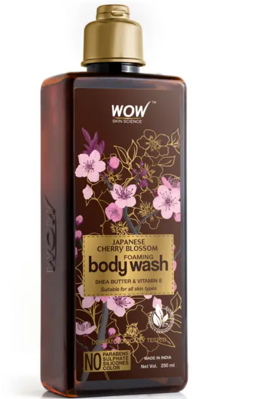 Picture of Wow Skin Science Japanese Cherry Blossom Foaming Body Wash - 250 ML