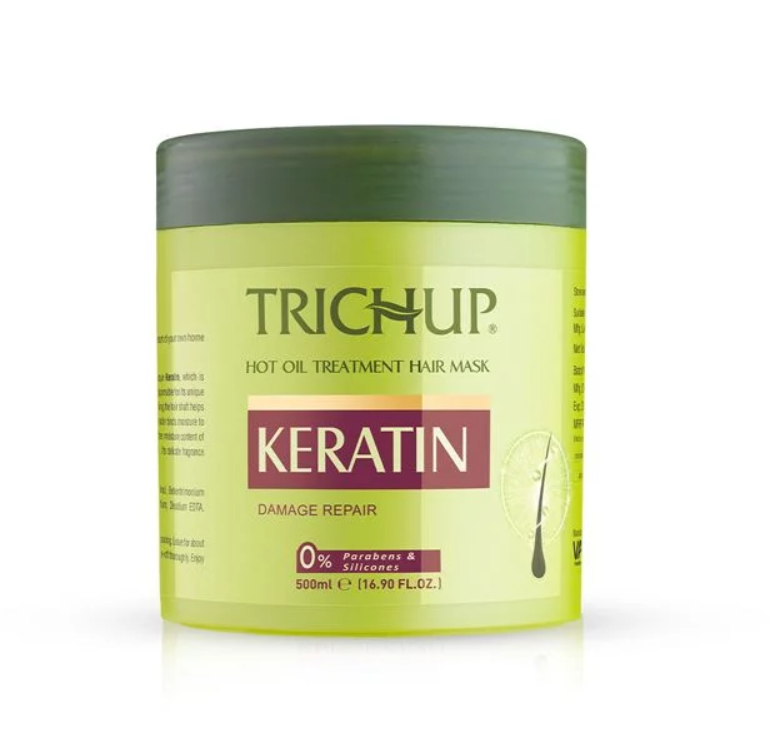 Show details for Trichup Keratin Hot Oil Treatment Hair Mask - 500 ML Picture of Trichup Keratin Hot Oil Treatment Hair Mask - 500 ML