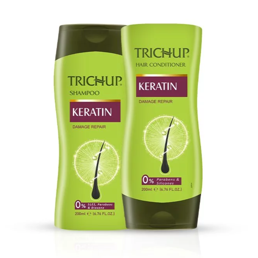 Show details for Trichup Keratin Shampoo & Conditioner - 200ML+200ML Picture of Trichup Keratin Shampoo & Conditioner - 200ML+200ML