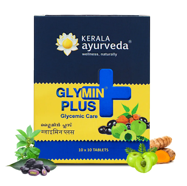 Show details for Kerala Ayurveda Glymin Plus Tablets - 100 Nos Picture of Kerala Ayurveda Glymin Plus Tablets - 100 Nos
