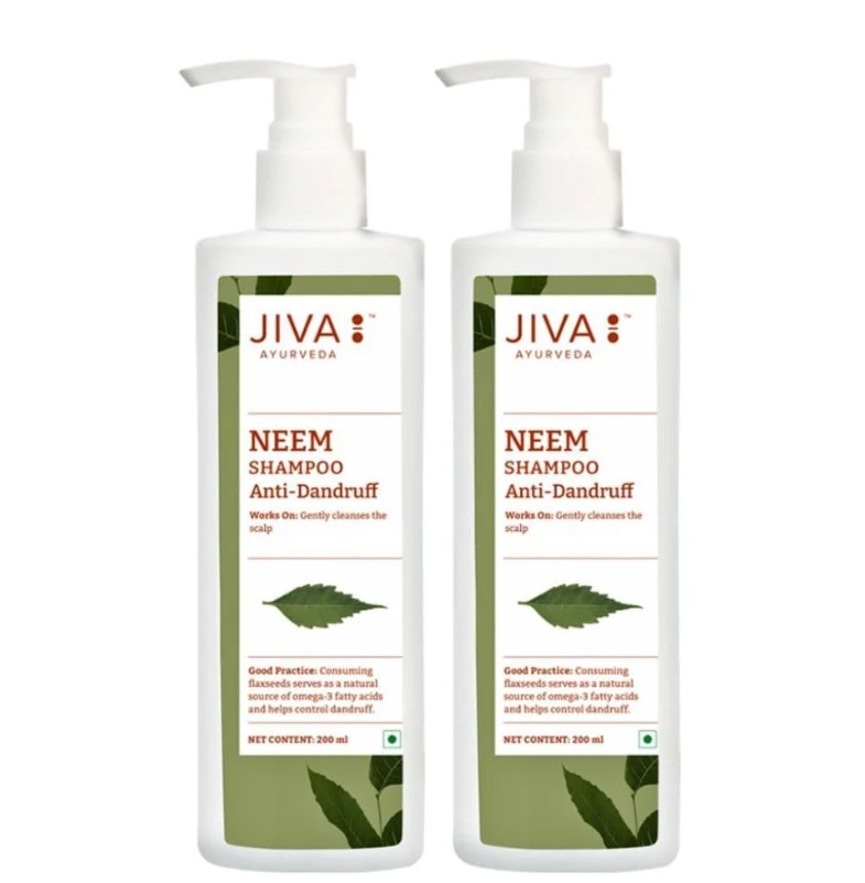 Picture of Jiva Ayurveda Neem Shampoo - 200 ML - Pack of 2