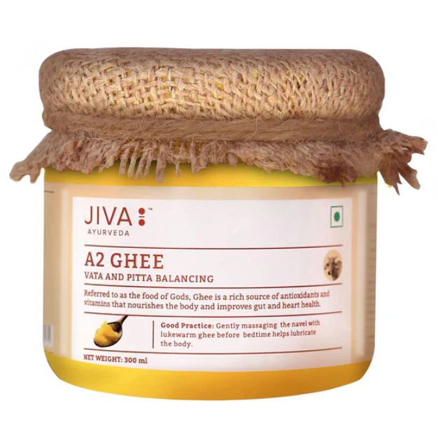 Show details for Jiva Ayurveda A2 Ghee - 300 ML - Pack of 1 Picture of Jiva Ayurveda A2 Ghee - 300 ML - Pack of 1