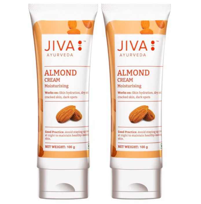 Picture of Jiva Ayurveda  Almond Cream - 100 gm - Pack of 2