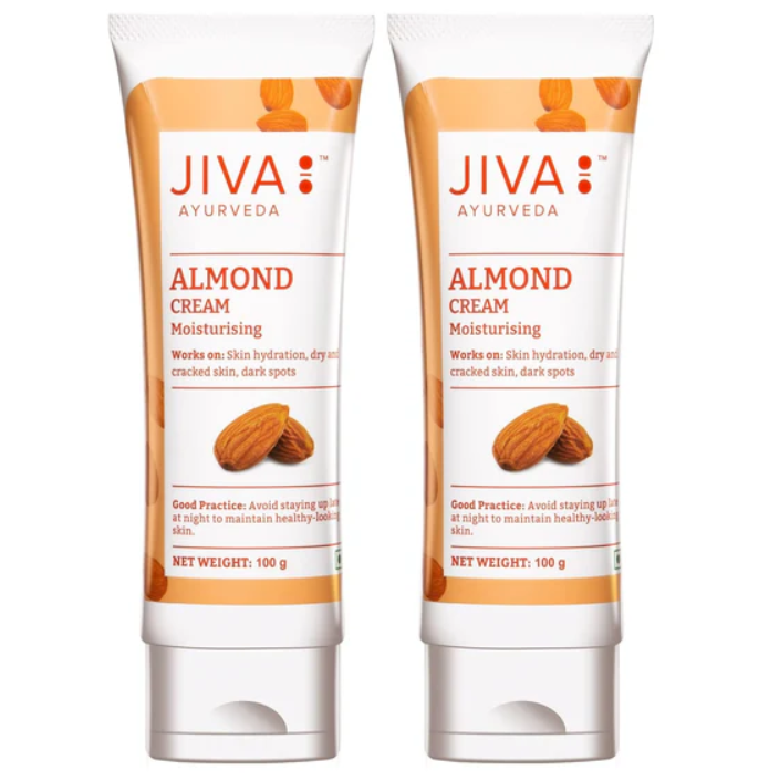 Show details for Jiva Ayurveda  Almond Cream - 100 gm - Pack of 2 Picture of Jiva Ayurveda  Almond Cream - 100 gm - Pack of 2