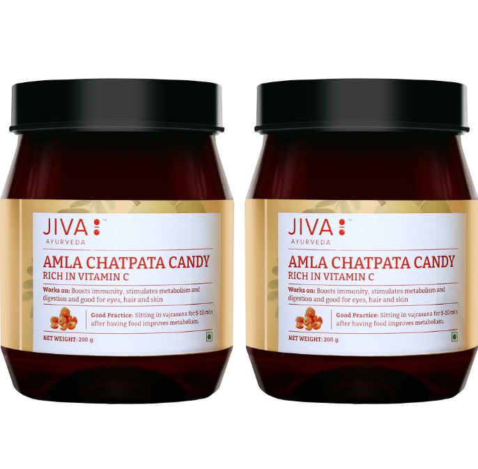 Picture of Jiva Ayurveda Amla Chatpata Candy - 200 gm - Pack of 2