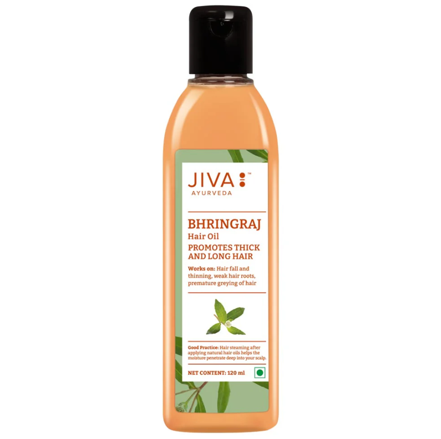 Show details for Jiva Ayurveda Bhringraj Hair Oil - 120 ML Picture of Jiva Ayurveda Bhringraj Hair Oil - 120 ML