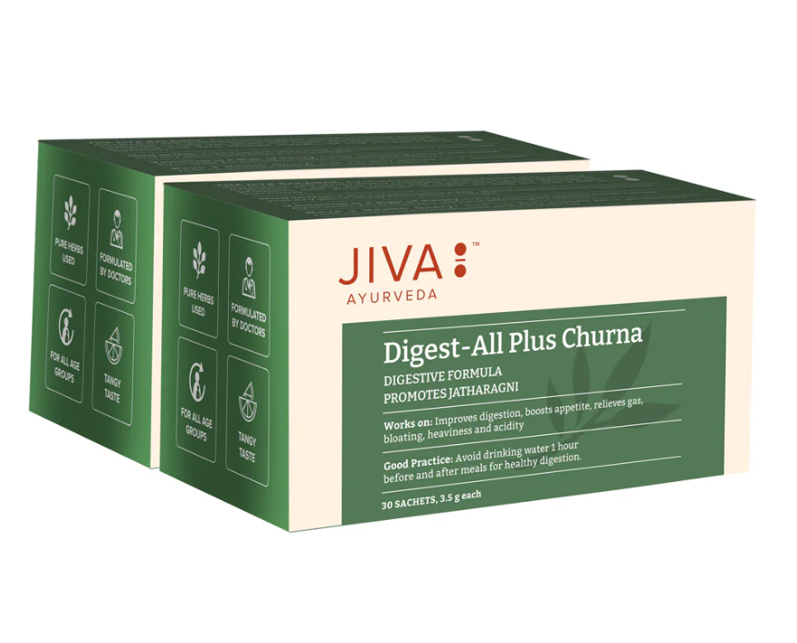 Picture of Jiva Ayurveda Digest All Plus Churna - 30 Sachets  - Pack of 2