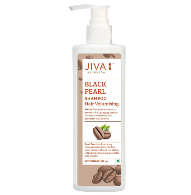 Picture of Jiva Ayurveda Black Pearl Shampoo - 200 ML