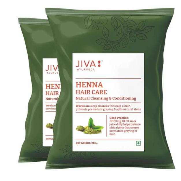 Picture of Jiva Ayurveda Henna Hair Care - 200 gm - Pack of 2
