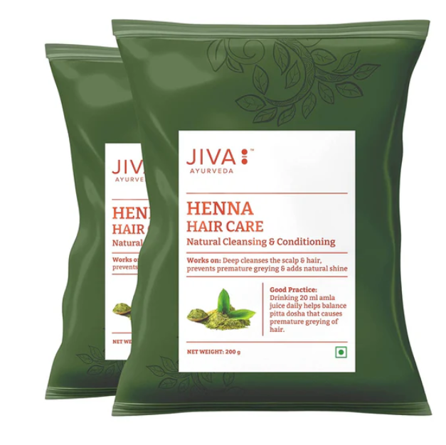 Show details for Jiva Ayurveda Henna Hair Care - 200 gm - Pack of 2 Picture of Jiva Ayurveda Henna Hair Care - 200 gm - Pack of 2
