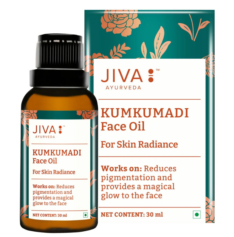 Show details for Jiva Ayurveda Kumkumadi Oil - 30 ML - Pack of 1 Picture of Jiva Ayurveda Kumkumadi Oil - 30 ML - Pack of 1