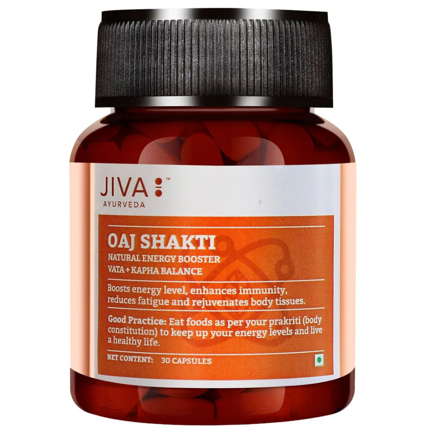 Show details for Jiva Ayurveda Oaj Shakti Capsules - 30 Caps - Pack of 1 Picture of Jiva Ayurveda Oaj Shakti Capsules - 30 Caps - Pack of 1
