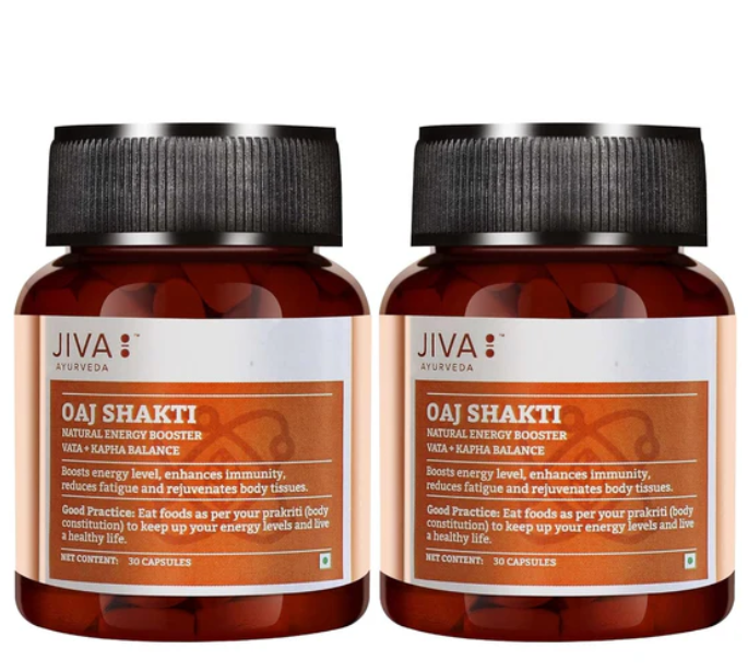 Show details for Jiva Ayurveda Oaj Shakti Capsules - 30 Caps - Pack of 2 Picture of Jiva Ayurveda Oaj Shakti Capsules - 30 Caps - Pack of 2
