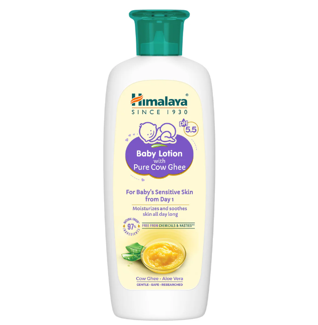 Show details for Himalaya Baby Lotion with Pure Cow Ghee - 100 ML Picture of Himalaya Baby Lotion with Pure Cow Ghee - 100 ML