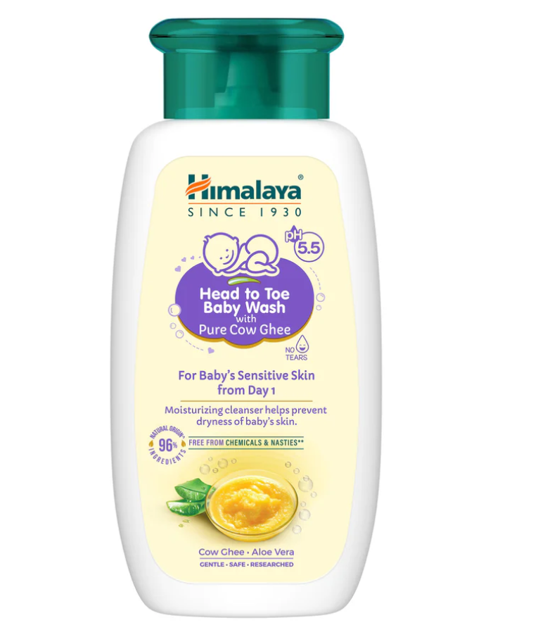 Picture of  Himalaya Head to Toe Baby Wash with Pure Cow Ghee - 100 ML