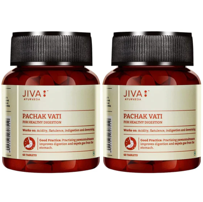 Picture of Jiva Ayurveda Pachak Vati - 60 Tablets - Pack of 2 