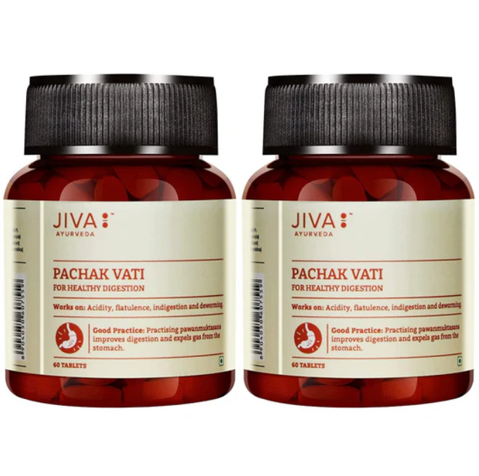 Show details for Jiva Ayurveda Pachak Vati - 60 Tablets - Pack of 2  Picture of Jiva Ayurveda Pachak Vati - 60 Tablets - Pack of 2