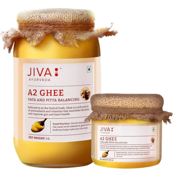 Show details for Jiva Ayurveda A2 Gir Desi Cow Ghee - Combo  Picture of Jiva Ayurveda A2 Gir Desi Cow Ghee - Combo