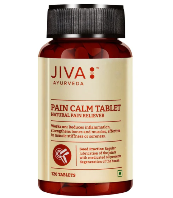 Show details for Jiva Ayurveda Pain Calm Tablet - 120 Tabs Picture of Jiva Ayurveda Pain Calm Tablet - 120 Tabs