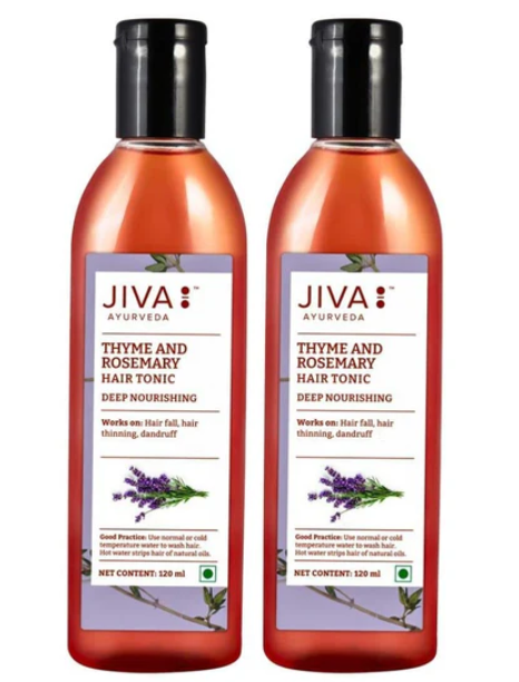 Picture of Jiva Ayurveda Thyme & Rosemary Tonic - 120 ML - Pack of 2