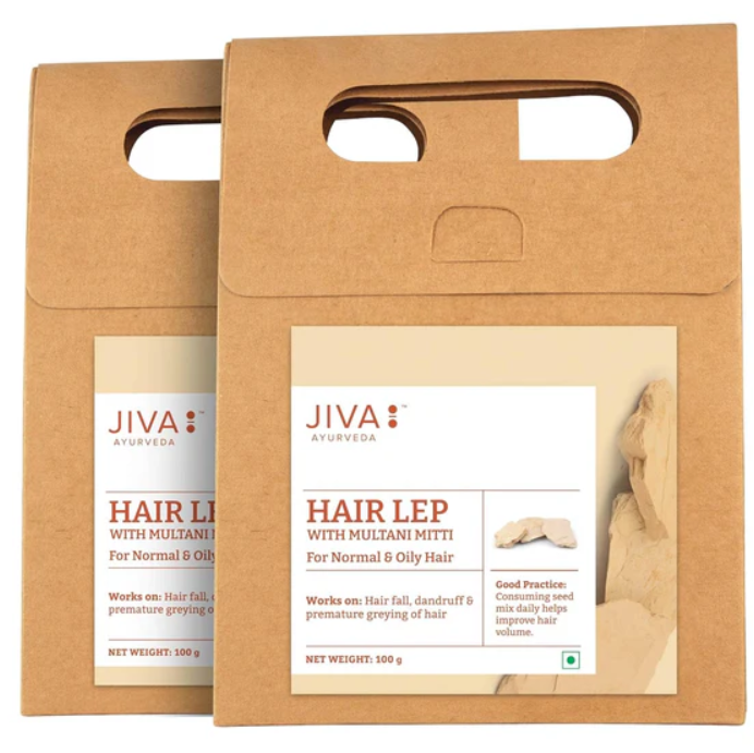 Show details for Jiva Ayurveda Hair Lep With Multani Mitti - 100 gm - Pack of 2 Picture of Jiva Ayurveda Hair Lep With Multani Mitti - 100 gm - Pack of 2
