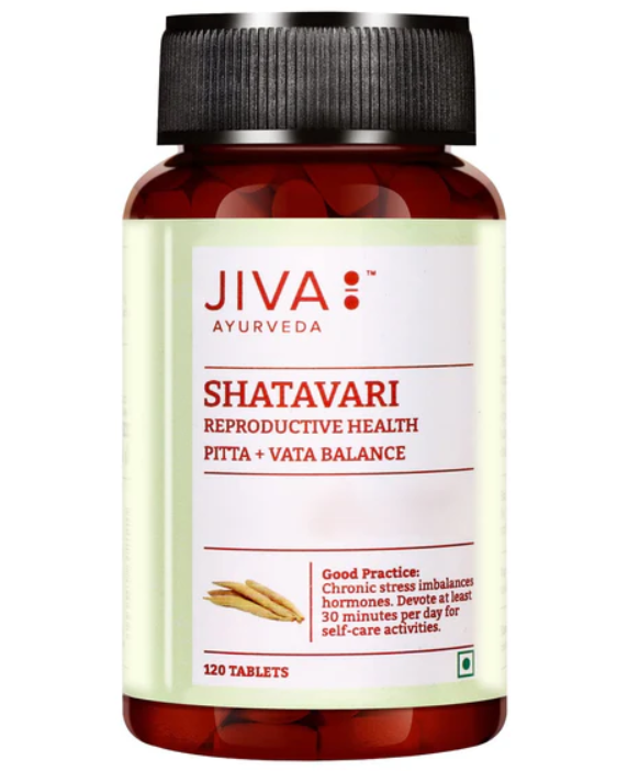 Picture of Jiva Ayurveda Shatavari Tablets - 120 Tabs