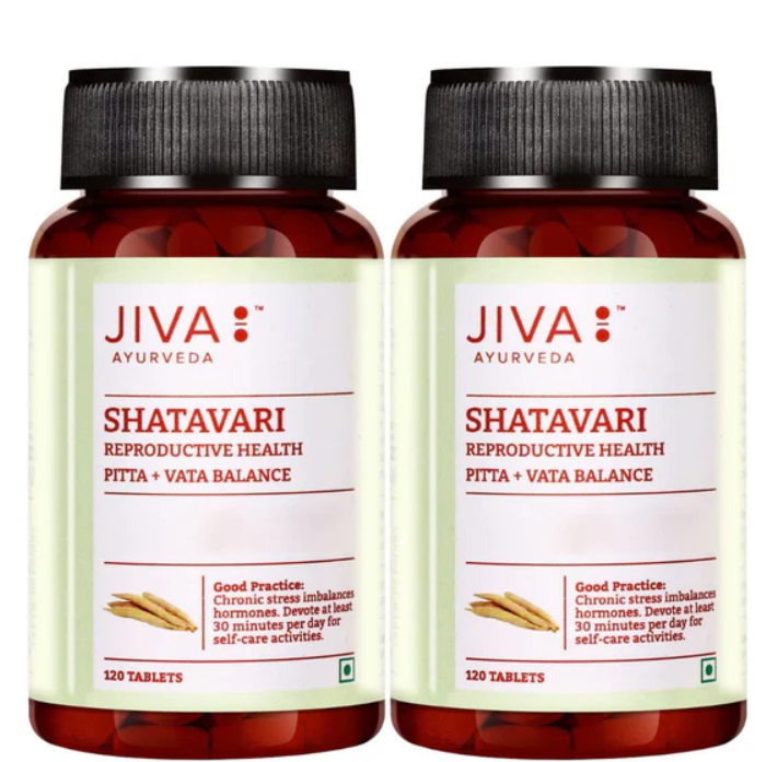 Show details for Jiva Ayurveda Shatavari Tablets - 120 Tabs - Pack of 2 Picture of Jiva Ayurveda Shatavari Tablets - 120 Tabs - Pack of 2