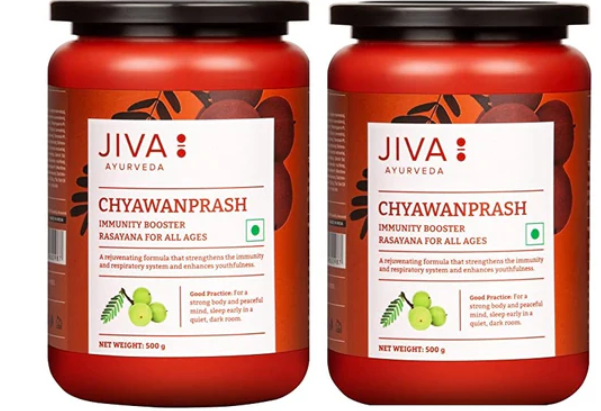 Show details for Jiva Ayurveda Chyawanprash - 500 gm - Pack of 2 Picture of Jiva Ayurveda Chyawanprash - 500 gm - Pack of 2
