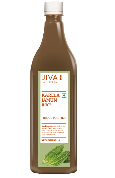 Show details for Jiva Ayurveda Karela Jamun Juice - 1L Picture of Jiva Ayurveda Karela Jamun Juice - 1L