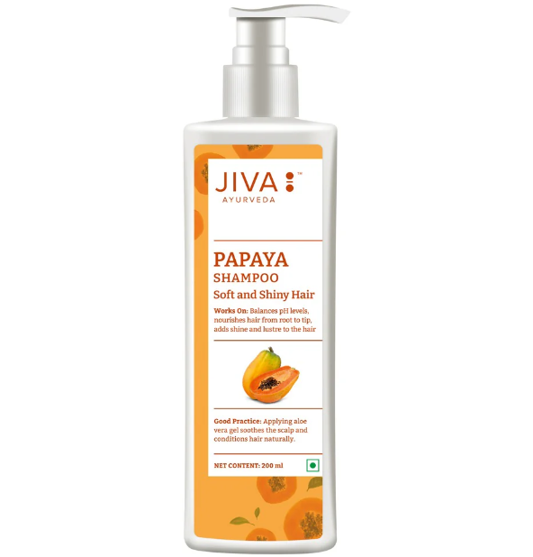 Picture of Jiva Ayurveda Papaya Shampoo - 200 ML