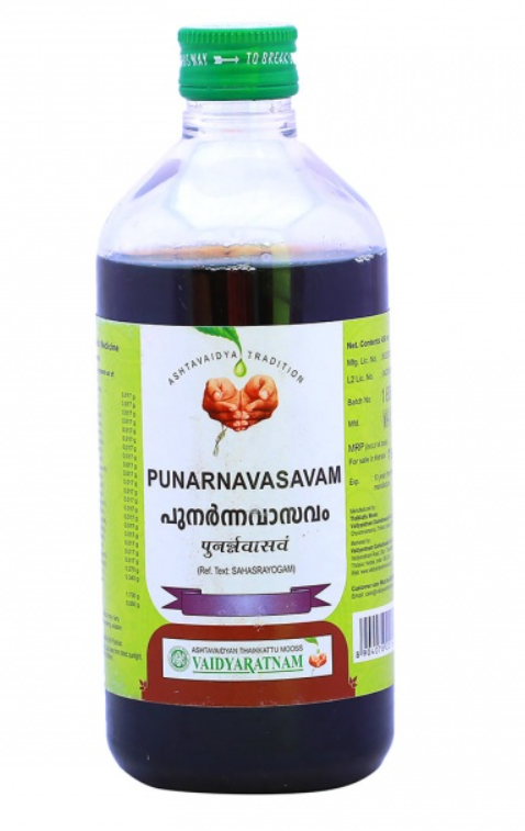 Picture of Vaidyaratnam Punarnavasavam - 450 ML