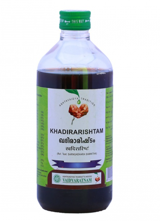 Picture of Vaidyaratnam Khadirarishtam - 450 ML