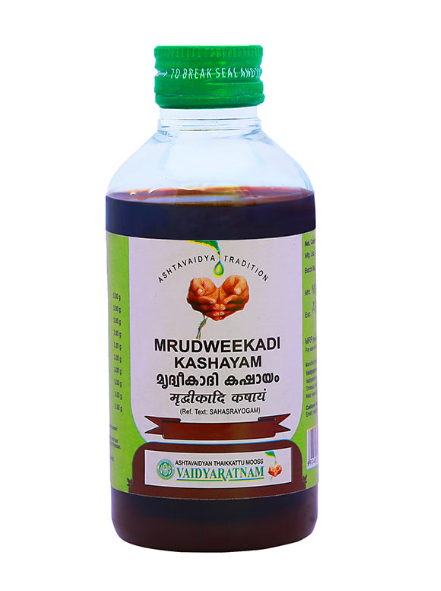 Show details for Vaidyaratnam Mrudweekadi Kashayam - 200 ML Picture of Vaidyaratnam Mrudweekadi Kashayam - 200 ML