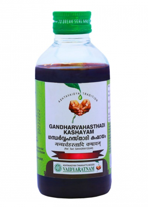 Picture of Vaidyaratnam Gandharvahasthadi Kashayam - 200 ML