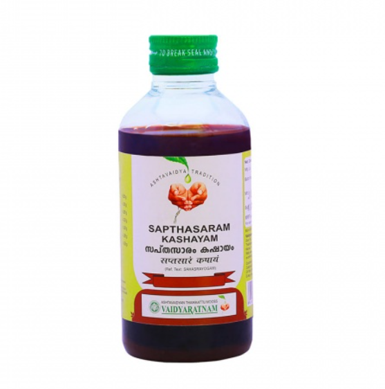 Picture of Vaidyaratnam Sapthasaram Kashayam - 200 ML