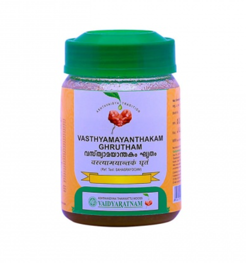 Show details for Vaidyaratnam Vasthyamayanthakam Ghrutham - 150 gm Picture of Vaidyaratnam Vasthyamayanthakam Ghrutham - 150 gm