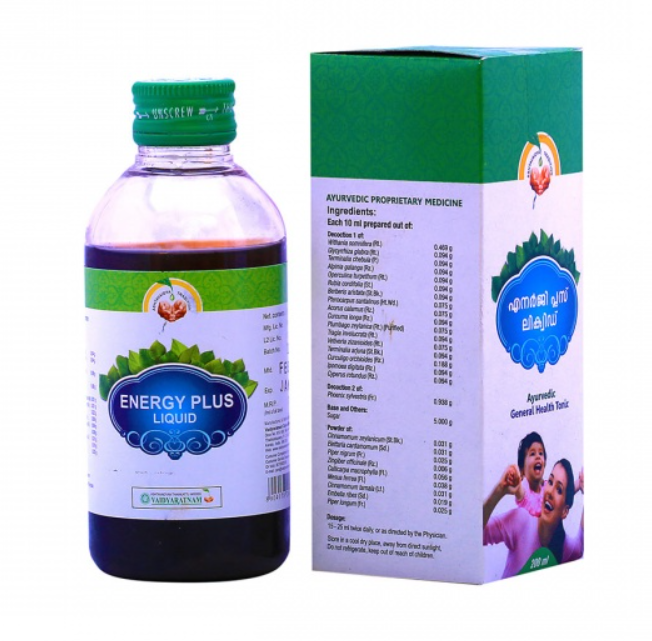 Picture of Vaidyaratnam Energy Plus Liquid - 200 ML