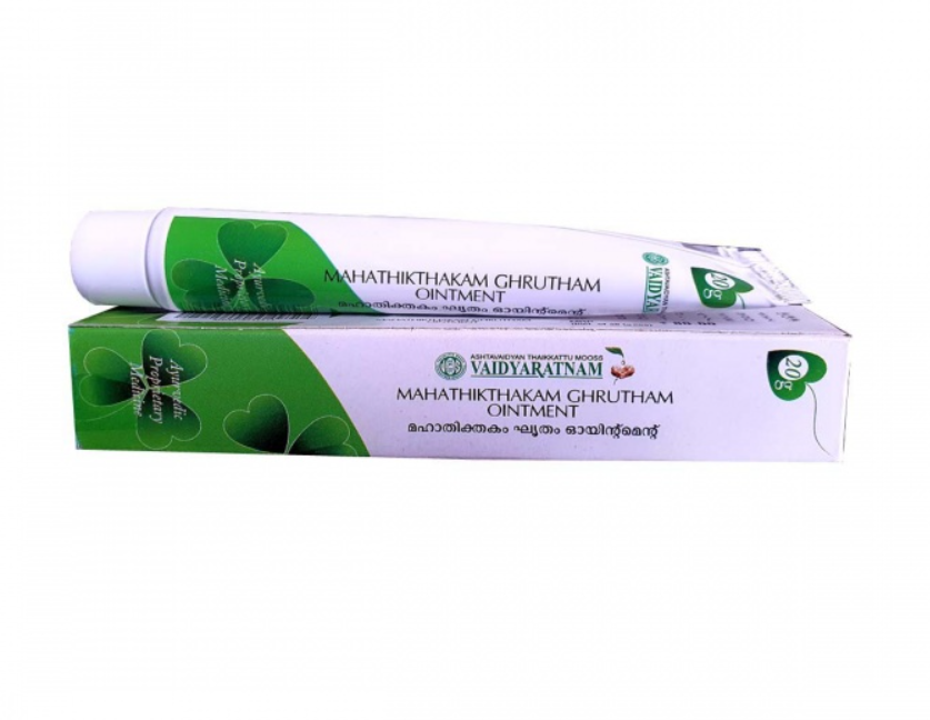 Picture of Vaidyaratnam Mahathikthakam Ghrutham Ointment - 20 gm