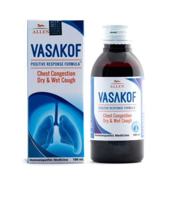 Picture of Allen Homeopathy Vasakof Cough Syrup - 100 ML