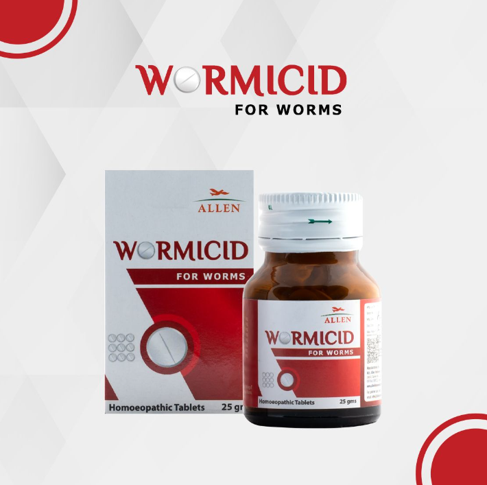 Show details for Allen Homeopathy Wormicid Tablets - 25 GM Picture of Allen Homeopathy Wormicid Tablets - 25 GM