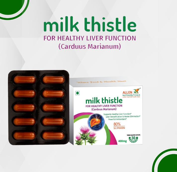 Show details for Allen Homeopathy Milk Thistle - 30 Capsules Picture of Allen Homeopathy Milk Thistle - 30 Capsules