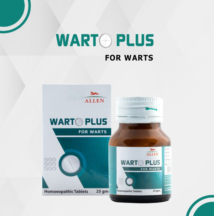 Picture of Allen Homeopathy Warto Plus Tablets - 25 GM