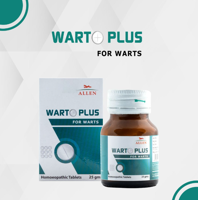 Show details for Allen Homeopathy Warto Plus Tablets - 25 GM Picture of Allen Homeopathy Warto Plus Tablets - 25 GM