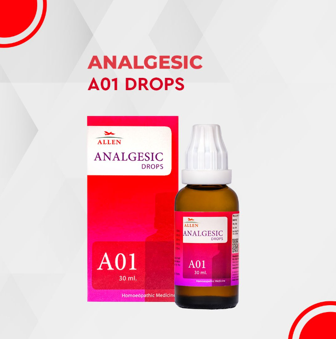 Picture of Allen Homeopathy A01 Analgesic Drops - 30 ML