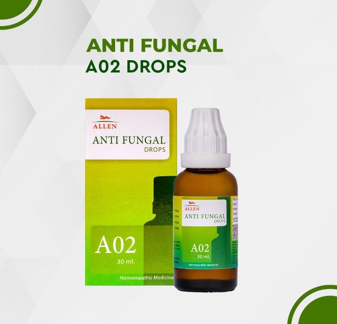 Picture of Allen Homeopathy A02 Anti Fungal Drops - 30 ML