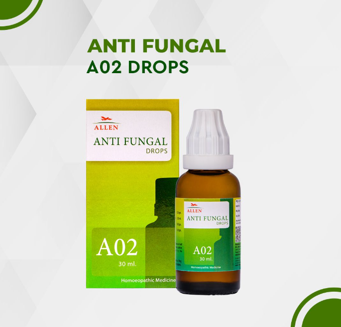 Show details for Allen Homeopathy A02 Anti Fungal Drops - 30 ML Picture of Allen Homeopathy A02 Anti Fungal Drops - 30 ML
