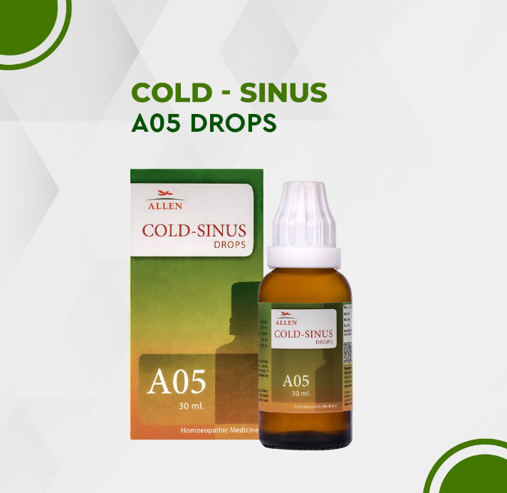 Picture of Allen Homeopathy A05 Cold-Sinus Drops - 30 ML